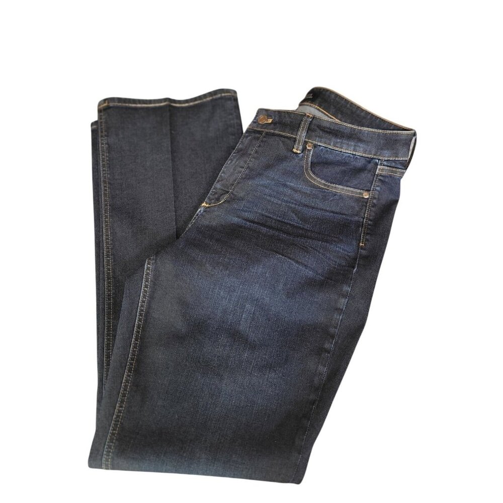 Talbots Jeans Womens 14 Blue Flawless 5 Pocket Bootcut Curvy Denim Mid‎ Rise
